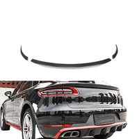 Kit de Mejora de Alerón Trasero de Fibra de Carbono de 3 Piezas para Porsche Macan S (2014-2020)