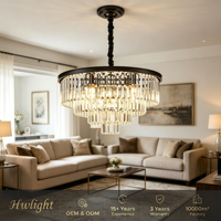 Lustre en cristal sur mesure de grande taille, lustre de mosquée, lustre en verre de luxe, lustre en cristal K9, lampe de plafond LED, lampadario