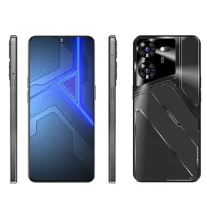 Smartphone originale Povo5pro da 7.3 pollici 16gb + 1tb 4g 5g con grande batteria per il riconoscimento facciale del telefono che sblocca