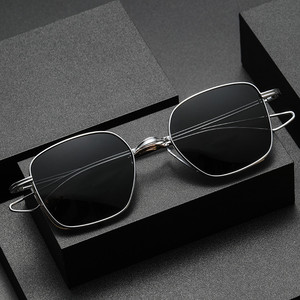 Lunettes <span class=keywords><strong>De</strong></span> soleil polarisées à monture épaisse pour hommes et femmes, carrées, vintage, nouvelle collection CS-DTX124, 2023 - Product Image 2