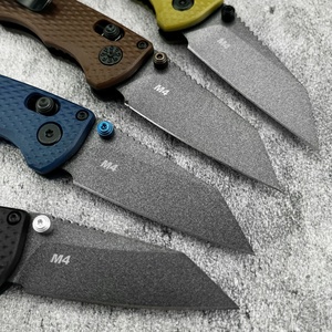 Couteau pliant portable BM290 durable à pointe de lance pour la survie, le camping, la randonnée quotidienne et l'EDC, M4 OEM DIY - Product Image 3