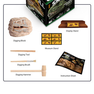 Kit de excavación de calavera de dinosaurio 6 Kit de excavación surtido Juguete - Product Image 2
