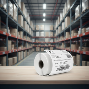 Factory Wholesale Direct Thermal Shipping Packaging Labels Customizable 4x6 Waterproof Oil Resistant Supermarket Use 500 <b>Sheets</b> - Product Image 5