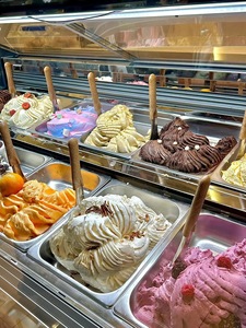 Prémélange en poudre pour <span class=keywords><strong>sorbet</strong></span> aux fruits sans produits laitiers avec purée de fruits, sucre et eau mélangés pour faire de la crème glacée gelato - Product Image 3