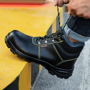 Anti-statico Anti-olio di alta forma invernale alla moda scarpe di sicurezza ribelli stivali da lavoro per gli uomini - Product Image 6