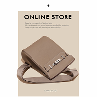 Sac de Poitrine en Cuir Pleine Fleur de Luxe Designer 2026 ; Sac à Bandoulière Unisexe Tendance, Sac Banane, Vente en Gros Usine, Personnalisation