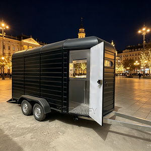 Remolque de Pizza DOT OEM, Camión de Comida Tipo Horse Box, Cocina Móvil Totalmente Equipada, Carrito de Café VIN - Product Image 2