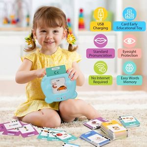 Machine d'apprentissage pour enfant parlant cartes Flash enfants langue livre Audio électronique apprendre mots anglais jouets - Product Image 6