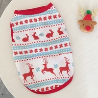Veste en polyester pour animaux de compagnie pour Noël, pour chiens et chats, vêtements chauds d'hiver pour chiens de petite et moyenne taille