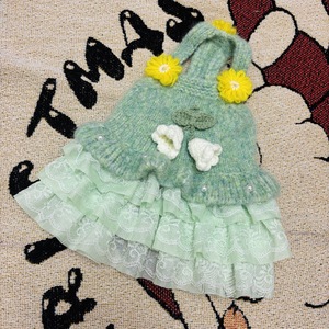 سترة محبوكة مريحة للكلاب لفصلي الخريف والشتاء، ملابس للكلاب الصغيرة جداً، ملابس مصممة للحيوانات الأليفة، فستان للكلاب، ملابس فاخرة للحيوانات الأليفة - Product Image 6