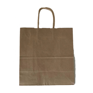 Bolsa de papel plano de <span class=keywords><strong>palomitas</strong></span> de maíz de caramelo Blanco marrón a prueba de grasa personalizada bolsa de papel Kraft biodegradable impermeable - Product Image 4