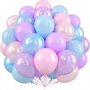 Globos <span class=keywords><strong>de</strong></span> Látex en Tonos Pastel Rosa Perla, Morado y Azul para Baby Shower, Revelación <span class=keywords><strong>de</strong></span> Género, Cumpleaños <span class=keywords><strong>de</strong></span> Sirena, Boda, Decoraciones para Fiestas <span class=keywords><strong>de</strong></span> Princesas - Product Image 1