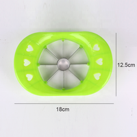 Keukengadget Plastic Roestvrijstalen 8-Messen Peer Aardappel Snijden Splitter Appelschiller Snijmachine Handmatige Fruitschiller Machine