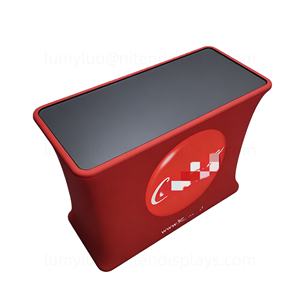 Exhibidor de Bebidas de Cola con Logotipo Personalizado, Mesa Plegable de Metal Portátil con Cubierta de Tela para Publicidad en Tiendas y Supermercados - Product Image 4