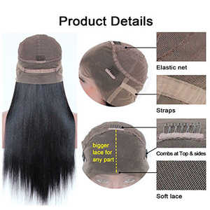 Perruque de Cheveux Vierge Européens Naturels Double Drawn Ondulés Longs de 24 Pouces, Prix de Gros, Perruque en Dentelle 360 - Product Image 6