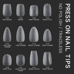 Pháp tip C đường cong & không có C Bìa rõ ràng côn Báo Chí trên móng tay 300PCS vuông Quan Tài Stiletto quyến rũ nhân tạo Acrylic Nail Art Mẹo - Product Image 2