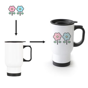 Borraccia sportiva in alluminio bianco, disponibile in Spagna, per stampa a trasferimento termico, personalizzabile, ideale per eventi e regali. - Product Image 2