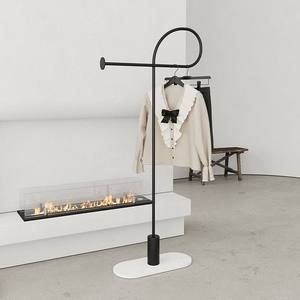 <span class=keywords><strong>Porte</strong></span>-<span class=keywords><strong>manteau</strong></span> mural moderne en acier <span class=keywords><strong>pour</strong></span> <span class=keywords><strong>bureau</strong></span>, chambre et <span class=keywords><strong>bureau</strong></span> à domicile - Design simple, gain de place, mobilier domestique - Product Image 2