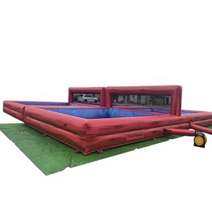 Terrain de sport gonflable géant de qualité commerciale pour volley-ball, piscine gonflable pour adultes - Product Image 1