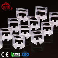 Système de nivellement de carreaux facile à démonter 100 pièces Clips Outils d'espacement pour carreaux de céramique mur/sol Essential 140g par paquet