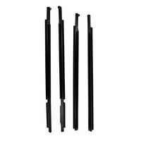 Pour Nissan X-Trail T31 : Kit complet de moulures de fenêtre en caoutchouc sur mesure, références 82820-1DA0A et 82821-1DA0A, directement du fabricant.