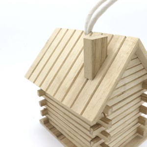 Casetta per uccelli in legno naturale personalizzata fai-da-te all'ingrosso su misura in legno appeso casa per uccelli nido per uccelli in legno - Product Image 5