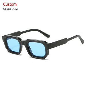 SKYWAY Logotipo personalizado Retro Vintage <span class=keywords><strong>Gafas</strong></span> de sol UV400 Marco cuadrado clásico Punk <span class=keywords><strong>Gafas</strong></span> de Sol para vacaciones unisex <span class=keywords><strong>Gafas</strong></span> de sol - Product Image 1
