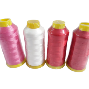 Hilo de poliéster rojo bordado M/S SHAAD HANDICRAFTS Cx 4000y 5000 al por mayor 108D 120D para máquina de coser de alta tecnología, listo para envío, arte. - Product Image 1