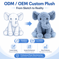 Boneka Beruang Penghilang Stres Bordir Jala Katun PP Kustom Grosir OEM ODM Mainan Hewan Isi Lembut Hadiah Maskot Merek