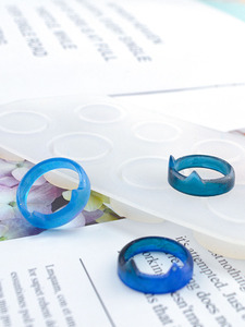 <span class=keywords><strong>Moule</strong></span> en <span class=keywords><strong>Silicone</strong></span> pour anneau en résine, 18 pièces, bricolage, bijoux Arc, en forme De chat, batelbedarf - Product Image 3