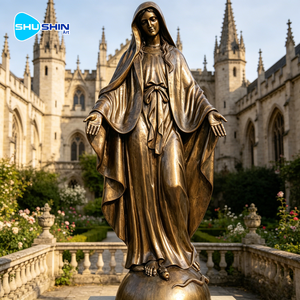 Statue de <span class=keywords><strong>la</strong></span> Vierge Marie en bronze grandeur nature, moderne, religieuse, catholique, pour l'extérieur, sculpture de <span class=keywords><strong>Notre</strong></span>-<span class=keywords><strong>Dame</strong></span>, moulage antique plaqué, sur mesure pour église - Product Image 6