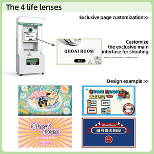 Cabina <span class=keywords><strong>de</strong></span> Fotos Personalizable, Cubierta Pequeña Recomendada para Fotos, Equipo Interactivo para Fiestas, Espejo Mágico - Product Image 3