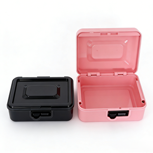 Consistent Quality Combination Lock Cold-Rolled Steel <strong>Lockable</strong> Metal Storage <strong>Box</strong> for <strong>Small</strong> Jewelry Secure Storage - Product Image 6
