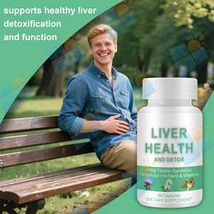 Capsules de soutien hépatique naturelles et végétaliennes pour des niveaux d'enzymes sains et un soutien immunitaire – Formule personnalisée, service de vente en gros en vrac - Product Image 4