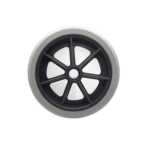 Piezas de silla de ruedas DLPO, rueda de goma de <span class=keywords><strong>6</strong></span>/7 pulgadas, rueda anti-puntas - Product Image 4