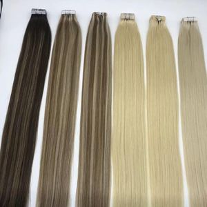 Ruban d'injection normal personnalisé dans l'extension <span class=keywords><strong>de</strong></span> cheveux Ombre ruban invisible extension <span class=keywords><strong>de</strong></span> cheveux indiens 32 pouces <span class=keywords><strong>de</strong></span> haut - Product Image 2