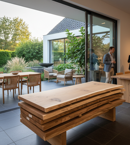 Plaque de bois de suar massif séché au four, offrant stabilité, durabilité et une beauté naturelle unique pour les meubles haut de gamme et les besoins de design. - Product Image 1