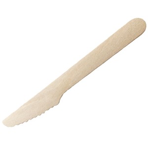 Cucchiaio Monouso con Manico Lungo, Cucchiaio in Legno, Coltello, Forchetta, Cucchiaio per Dessert, Torte e Gelato, Stoviglie Biodegradabili in Betulla - Product Image 6