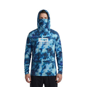 Sweat à capuche pour <span class=keywords><strong>homme</strong></span>, imprimé camouflage par sublimation, imperméable, séchage rapide, respirant, antibactérien, UPF50+, 100% polyester - Product Image 2