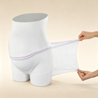Culottes jetables post-partum en maille extensible, sous-vêtements de maternité doux et respirants pour l'accouchement et la récupération hospitalière