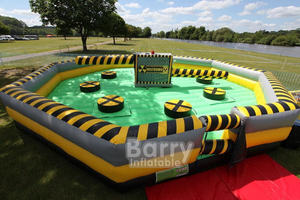 ホットチームビルディングスイーパーインタラクティブゲームワイプアウトエリミネーター有毒メルトダウンインフレータブルワイプアウトインフレータブル障害物コース - Product Image 4