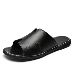 Nuovi prodotti 2025 all'ingrosso all'aperto pantofole da <span class=keywords><strong>uomo</strong></span> fatte a mano sandali <span class=keywords><strong>in</strong></span> pelle scivoli calzature sandali piatti - Product Image 6
