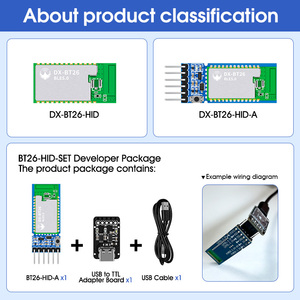 DX-BT26 HID + BLE <span class=keywords><strong>5.0</strong></span> jangkauan jauh 85m modul relai <span class=keywords><strong>Bluetooth</strong></span> koneksi ulang otomatis, buka kunci otomatis dalam rentang pengenalan - Product Image 2