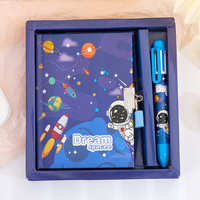 Bloc-notes mignon pour enfants avec pages colorées de dessins animés, cahier à spirales relié en couverture rigide, cadeau pour étudiants