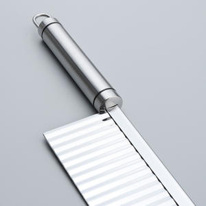 Tagliapatatine Ondulate in Acciaio Inox 304, Affettatrice Manuale Professionale per Patate, Verdure e Frutta, Utensile da Cucina - Product Image 4