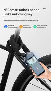 Nouveau <span class=keywords><strong>cadenas</strong></span> de <span class=keywords><strong>vélo</strong></span> biométrique <span class=keywords><strong>avec</strong></span> <span class=keywords><strong>alarme</strong></span> intelligente, application Tuya, Wifi, empreinte digitale, <span class=keywords><strong>cadenas</strong></span> étanche - Product Image 5