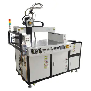 High Speed Automatic Three Axis Double Liquid automatic Glue Filling Machine for Instrument/Sensor/Transformer