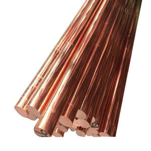 แถบแกนทองแดงกลมรีดร้อน C11000 C12000 C10100ความบริสุทธิ์สูงสำหรับตัวนำไฟฟ้า - Product Image 3