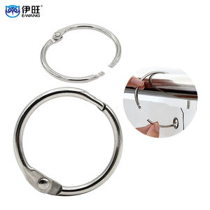 Custom Logo Stainless Steel Book <b>Ring</b> Wholesale Durable Loose Leaf Binder <b>Rings</b> for Notebooks - Product Image 1