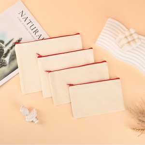 Nouvelle Trousse de Voyage Publicitaire Portable <span class=keywords><strong>en</strong></span> Coton Personnalisable, Sac Cosmétique Polyvalent <span class=keywords><strong>en</strong></span> Toile Recyclable avec Fermeture Éclair pour Usage Quotidien - Product Image 2